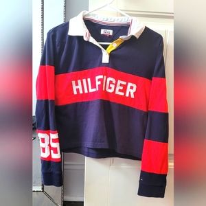 Tommy Hilfiger women's small casual collared polo